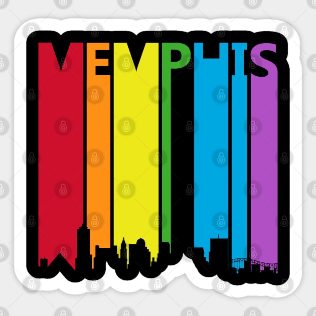 Memphis LGBT Gay Pride Sticker by GWENT